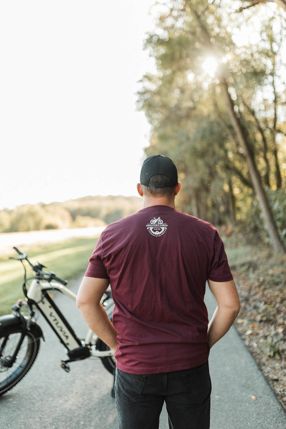 Burgandy Short Sleeve